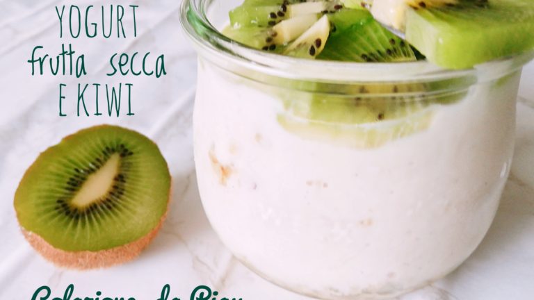 Colazione con…Crema allo yogurt, frutta secca e kiwi