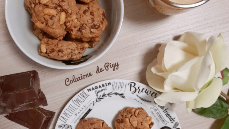 Colazione con…Cookies arachidi e cioccolato